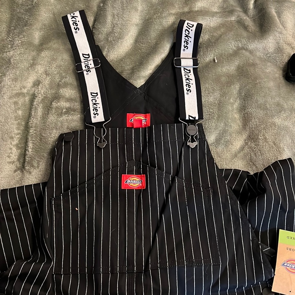 Dickies pinstripe overalls